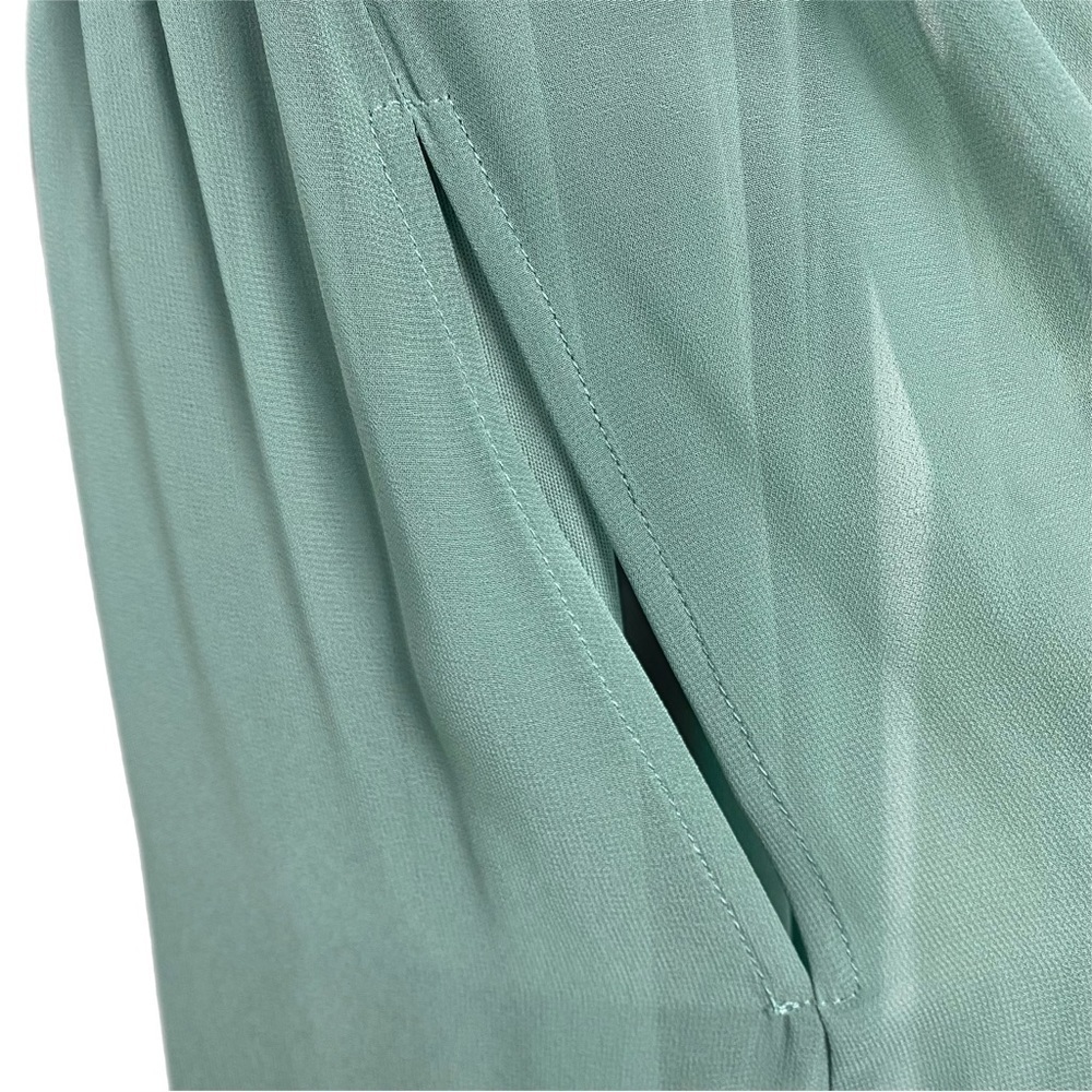 Birdy Grey August Chiffon Dress Sea Glass Bridesmaid Formal Wedding Large - Picture 7 of 16